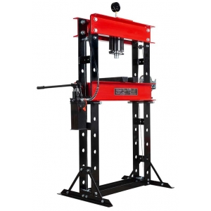 Hydraulic press with double-acting pump 50T, H-390 | Baltic Diag