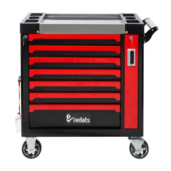 Tool trolley with 7 drawers and pull-out wall Redats | Baltic Diag