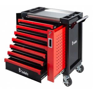 Tool trolley with 7 drawers and pull-out wall Redats | Baltic Diag