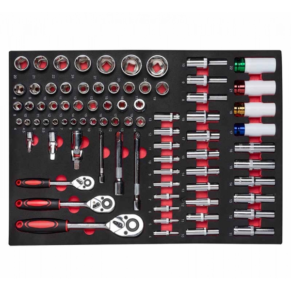 Tool trolley with 7 drawers and pull-out wall and 258 pcs. tools Redats | Baltic Diag