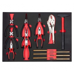 Tool trolley with 7 drawers and pull-out wall and 258 pcs. tools Redats | Baltic Diag