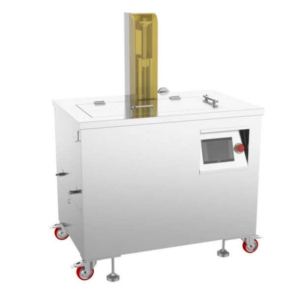 Ultrasonic tank 400 liters with lifting platform and filtration system AL-400 SONIXTEC | Baltic Diag