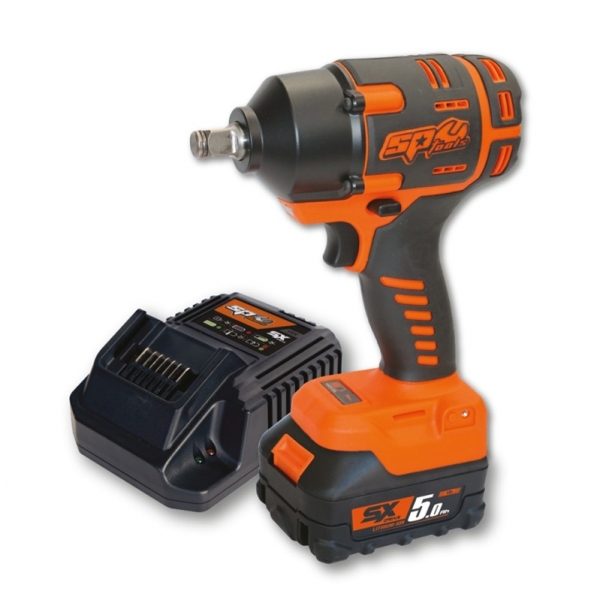 Cordless impact wrench 18V 1/2" SX-DRIVE with accessory kit