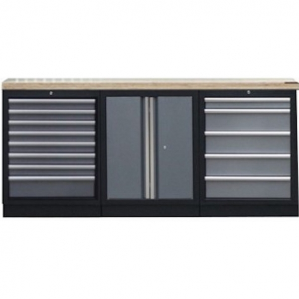 Three-piece workshop workbench set SPtools | Baltic Diag Three-piece workshop workbench set SPtools | Baltic Diag