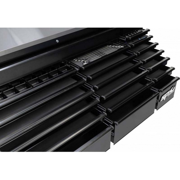 Mobile workbench with 21 drawers and steel workbench SPtools USA Sumo series | Baltic Diag