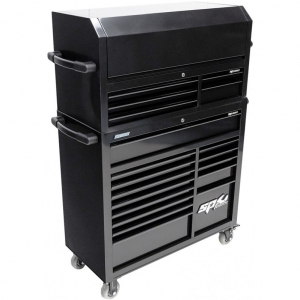 Tool trolley with 14 drawers and an additional 5 upright cabinet SPtools Custom series | Baltic Diag Tool trolley with 14 drawers and an additional 5 upright cabinet SPtools Custom series | Baltic Diag