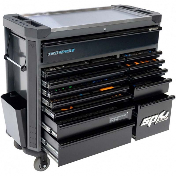 Tool trolley with 13 drawers and 411 tools SP Tools Tech Series | Baltic Diag Tool trolley with 13 drawers and 411 tools SP Tools Tech Series | Baltic Diag