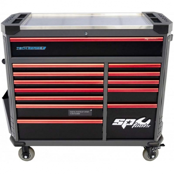 Tool trolley with 13 drawers and 411 tools SP Tools Tech Series | Baltic Diag Tool trolley with 13 drawers and 411 tools SP Tools Tech Series | Baltic Diag