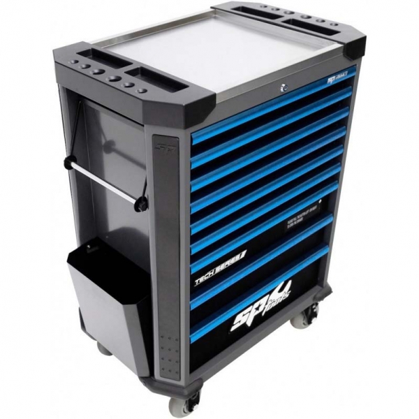 Tool trolley with 9 drawers and 387 tools SP Tools Tech Series | Baltic Diag Tool trolley with 9 drawers and 387 tools SP Tools Tech Series | Baltic Diag