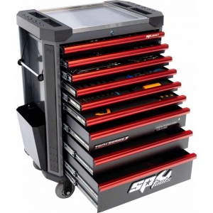 Tool trolley with 9 drawers and 387 tools SP Tools Tech Series | Baltic Diag Tool trolley with 9 drawers and 387 tools SP Tools Tech Series | Baltic Diag