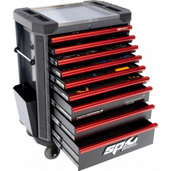 Tool trolley with 9 drawers and 387 tools SP Tools Tech Series | Baltic Diag Tool trolley with 9 drawers and 387 tools SP Tools Tech Series | Baltic Diag