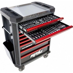 Tool trolley with 9 drawers and 387 tools SP Tools Tech Series | Baltic Diag Tool trolley with 9 drawers and 387 tools SP Tools Tech Series | Baltic Diag