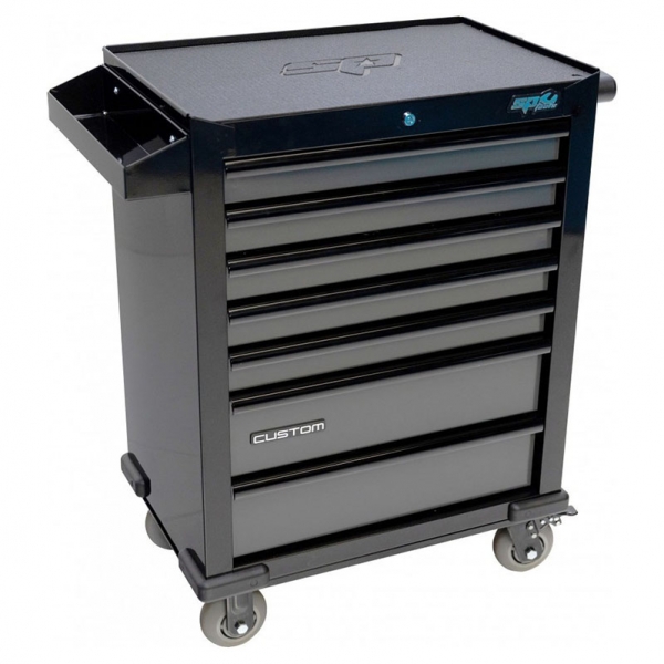 Tool trolley with 7 drawers and 233 pcs. tools SP Tools Custom Series