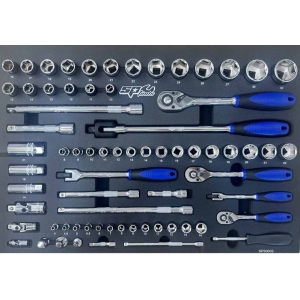 Tool trolley with 7 drawers and 334 tools SP Tools Custom Series | Baltic Diag Tool trolley with 7 drawers and 334 tools SP Tools Custom Series | Baltic Diag