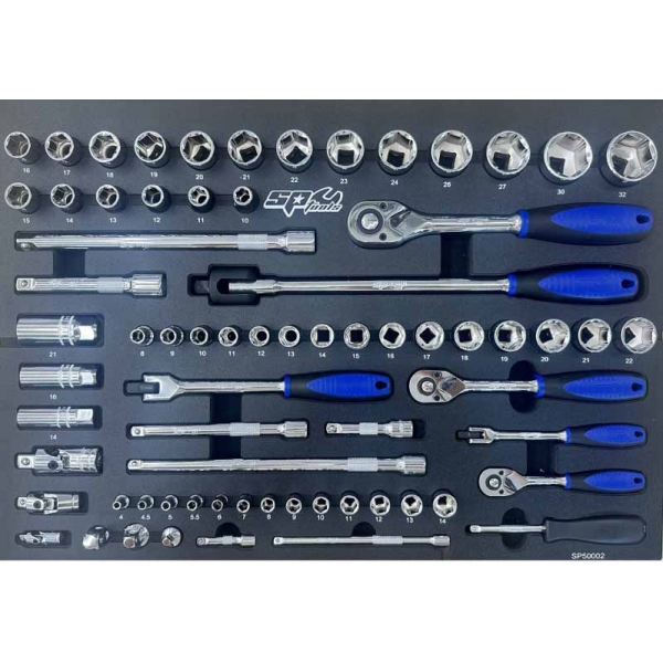 Tool trolley with 7 drawers and 334 tools SP Tools Custom Series | Baltic Diag Tool trolley with 7 drawers and 334 tools SP Tools Custom Series | Baltic Diag