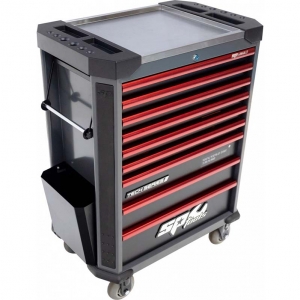 Тележка для инструментов с 9 ящиками серии SPtools Tech | Baltic Diag Тележка для инструментов с 9 ящиками серии SPtools Tech | Baltic Diag