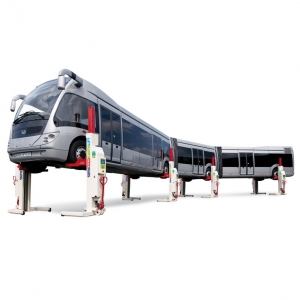 Mobile 4-column wireless lift for heavy-duty vehicles EARTHLIFT 8.5t Stertil-Koni | Baltic Diag