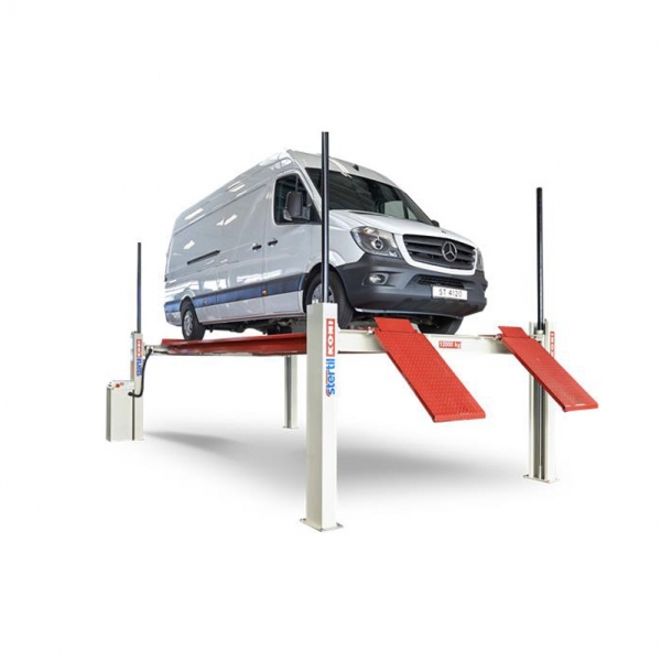 4 balstu pacēlājs mikroautobusiem, kravas automašīnām un iekrāvēji ST 4120 Stertil-Koni | Baltic Diag