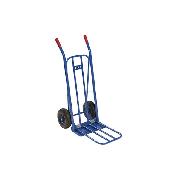 Folding load trolley with pneumatic rubber wheels 250 kg NH Handling SVK250-R