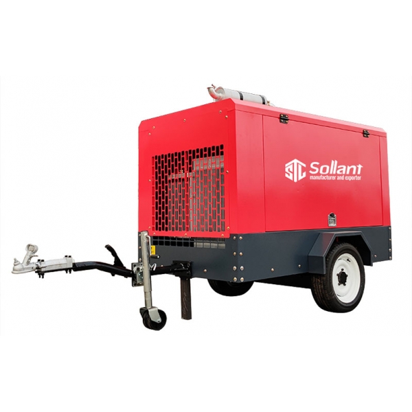 Mobile screw air compressor Sollant SLTDP-5 Mobile screw air compressor Sollant SLTDP-5