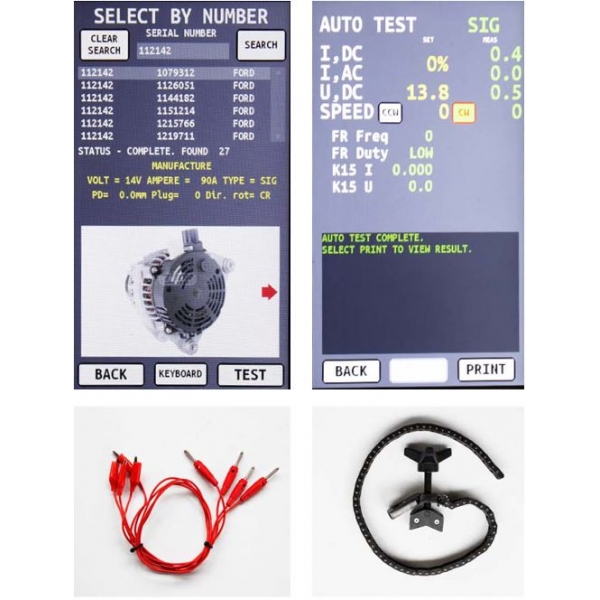 Automatic generator test stand Spin BANCHETTO SMART 12/24V | Baltic Diag