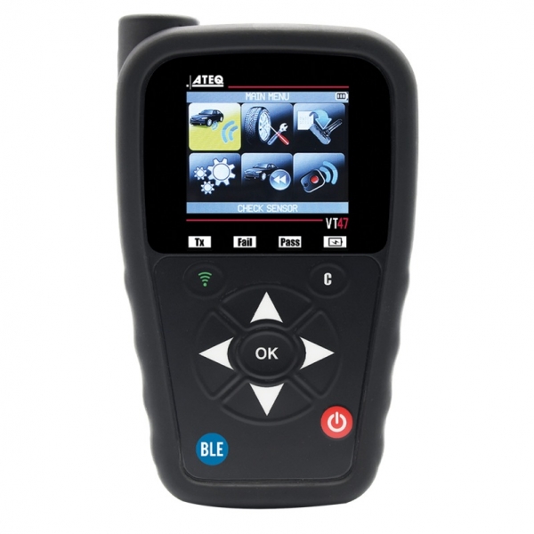 Tire pressure sensor TPMS diagnostic tool with BLE and OBDII module ATE-D104 VT47 Tire pressure sensor TPMS diagnostic tool with BLE and OBDII module ATE-D104 VT47