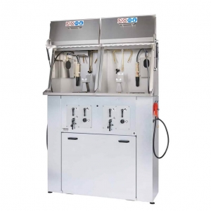 Dual spray gun cleaner for paint mixing rooms Edition35 Twin | Baltic Diag