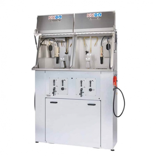 Dual spray gun cleaner for paint mixing rooms Edition35 Twin | Baltic Diag