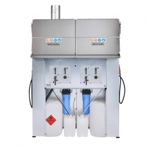 Dual spray gun cleaner for paint mixing rooms Edition35 Twin | Baltic Diag