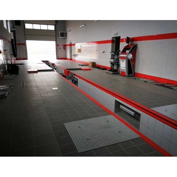 Universal hydraulic suspension testing stand up to 18 tons UNIMETAL SZ-16 | Baltic Diag