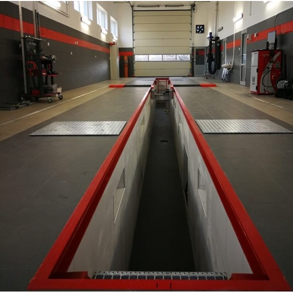 Universal hydraulic suspension testing stand up to 18 tons UNIMETAL SZ-16 | Baltic Diag