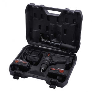 Аккумуляторная ударная дрель-шуруповерт 18 В, с аккумуляторами и зарядным устройством | Baltic Diag