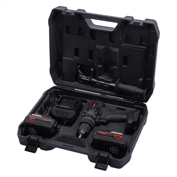 Аккумуляторная ударная дрель-шуруповерт 18 В, с аккумуляторами и зарядным устройством | Baltic Diag