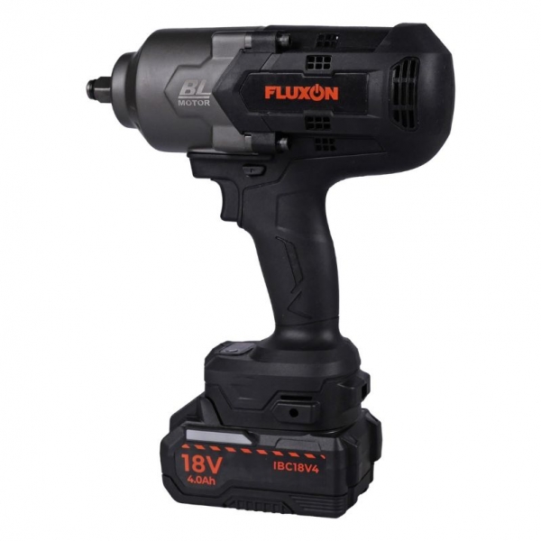 Cordless impact wrench 18V Li-ion, 1700 Nm Fluxon | Baltic Diag