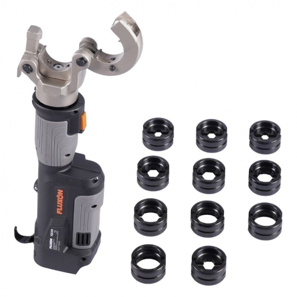 Cordless cable lug crimping pliers 60 kN Fluxon | Baltic Diag