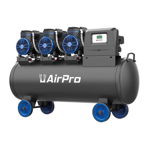 Oil free air compressor 100l 150l/min 8bar AirPro Oil free air compressor 100l 150l/min 8bar AirPro
