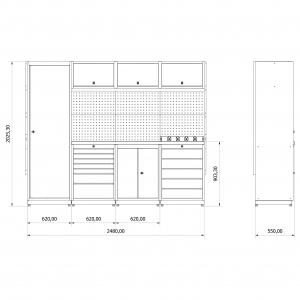 Modular workshop workplace Valkenpower no. 3 | Baltic Diag Modular workshop workplace Valkenpower no. 3 | Baltic Diag