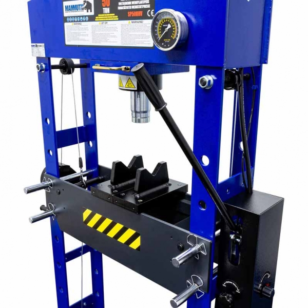 Hydraulic 50 ton foot operated press Mammuth SP50HHV | Baltic Diag
