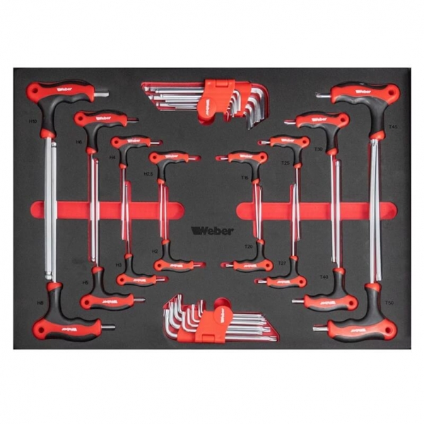 Mobile workshop trolley with 9 drawers and wooden worktop, filled with 298 tools | Baltic Diag