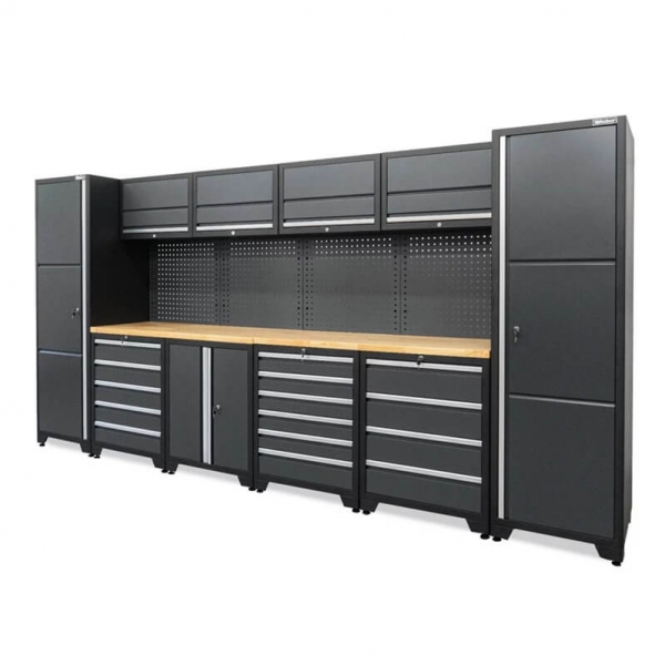 Professional 16-piece workshop cabinet system Weber 610