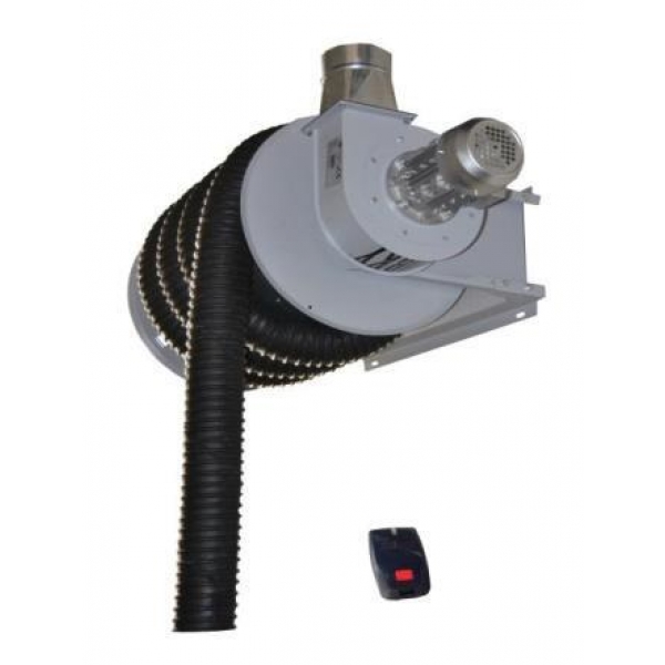 Electric exhaust hose reel with integrated fan WORKY GERFT+10010