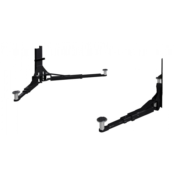 Двухстоечный подъемник с механической блокировкой захвата и захватами 2 + 3 ступени, 4T BD-4000M3 | Baltic Diag