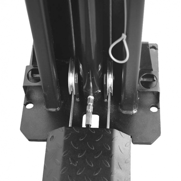 Двухстоечный подъемник с механической блокировкой захвата и захватами 2 + 3 ступени, 4T BD-4000M3 | Baltic Diag