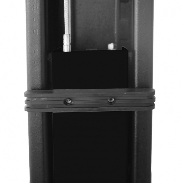 Double post lifter with electromagnetic safety locking, 3 + 3-steps arms 4t BD-4000EL33 | Baltic Diag