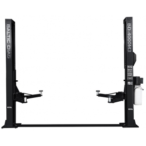 Двухстоечный подъемник с механической блокировкой захвата и захватами 2 + 3 ступени, 4T BD-4000M3 | Baltic Diag