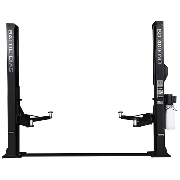 Double column lifter with mechanical claw locking and 2 + 3 stage claws, 4T BD-4000M3