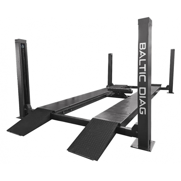 Four column lift with axle lift, 8000 kg, BD-8000 Four column lift with axle lift, 8000 kg, BD-8000