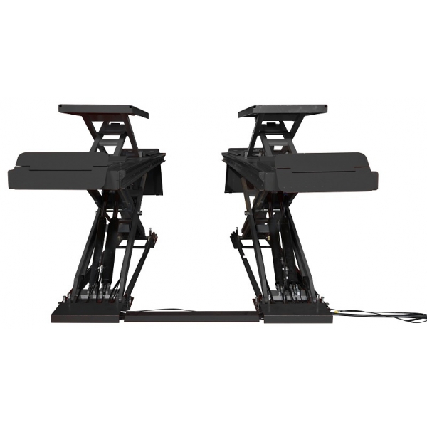 Ultra-low profile scissor lift with integrated secondary lift BD640WAF | Baltic Diag