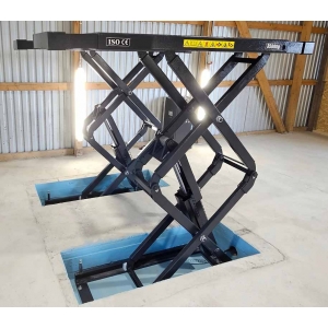 Recessed double scissor lift BD-S4, 3500 kg | Baltic Diag