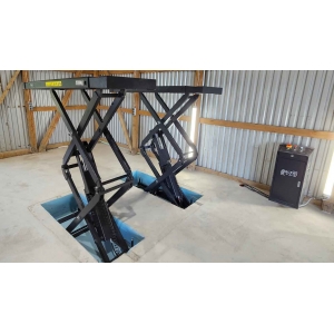 Recessed double scissor lift BD-S4, 3500 kg | Baltic Diag